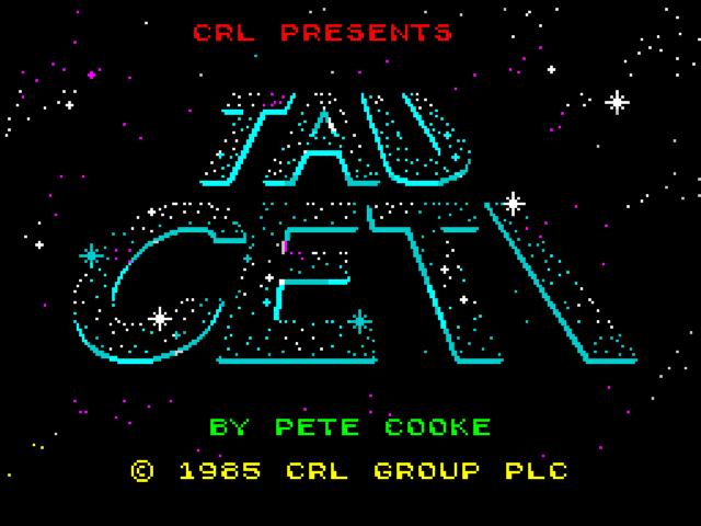 Tau Ceti The [Special Edition] title screen for ZX Spectrum
